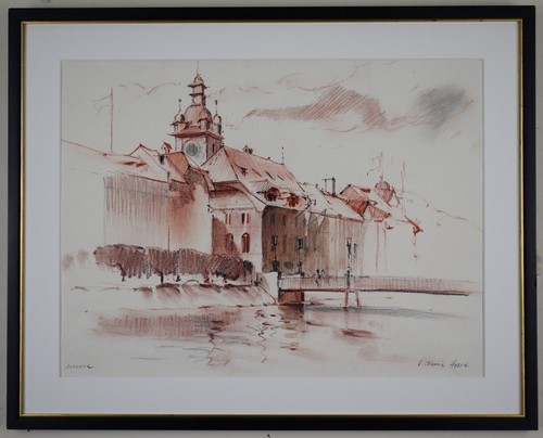 Lucerne clock tower original - lucerne,