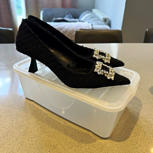 Zara black court - zara, heels