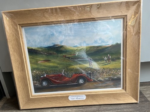 Golf art framed vintage - framed,