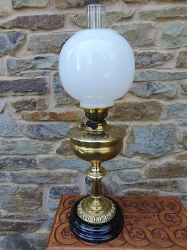 Antique oil lamp duplex - , burner