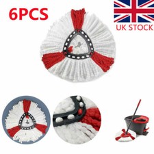 6 Pack Mop Replacement Heads