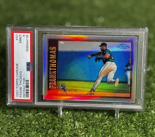 1997 topps chrome frank thomas - topps,