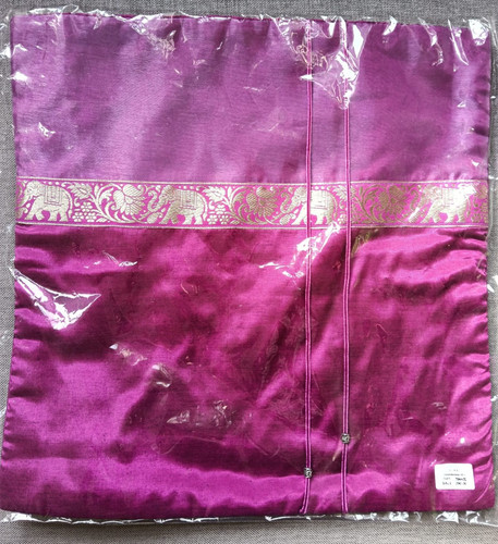 Thai silk cushion - , with