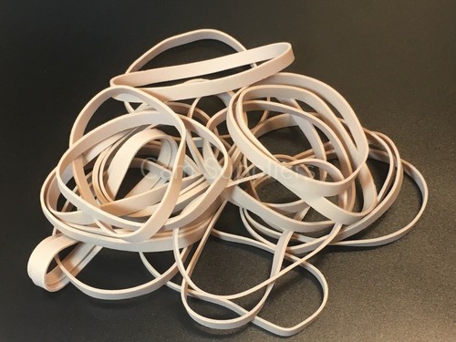 Thick rubber elastic - thick, 4"