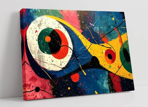 Multi colour abstract eye - colour,