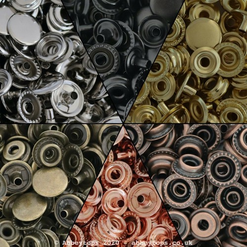 Spring button press - button, studs