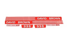 David Brown 996 (1972-74 DB Case Type)  Bonnet Set (41068C)