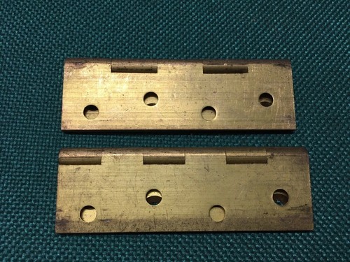 Pair solid brass butt - solid,