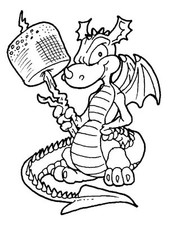 Unmounted rubber stamp