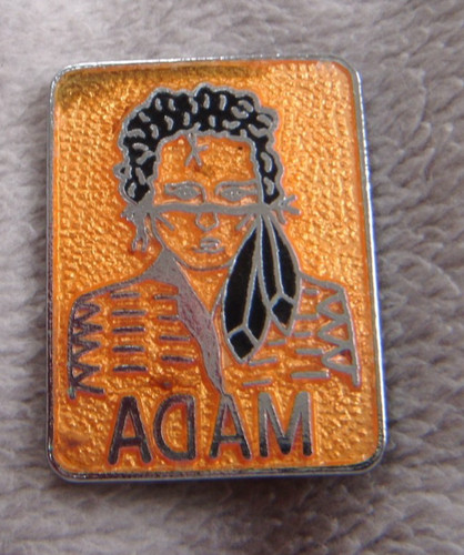 Vintage badge adam and the - badge,
