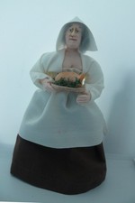 Dolls House Miniature Polymer Clay Detta's Darling Dolls Tudor Cook 1-12TH Scale