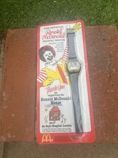 Vintage 1986 McDonald’s Official Ronald McDonald Digital Watch NIB Rare Retro