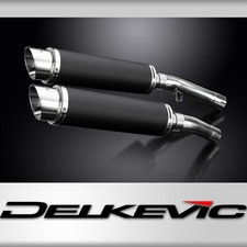 YAMAHA FJ1100 FJ1200 84-87 350mm CARBON ROUND BSAU SILENCER EXHAUST KIT