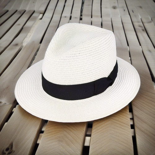 Packable straw summer panama - packable,