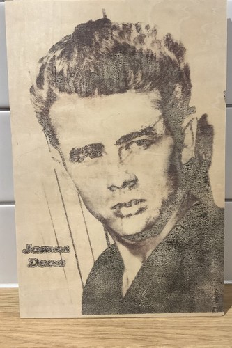 Wooden poster print james - poster,