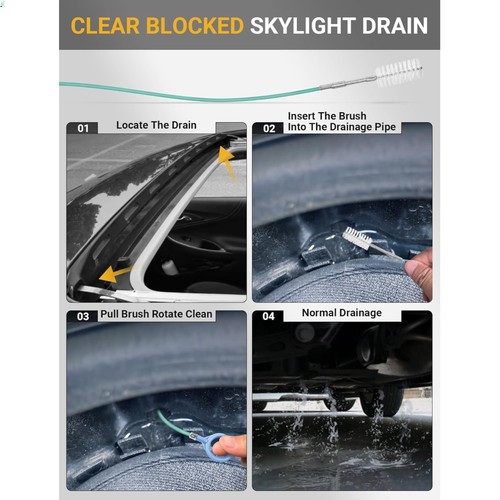 Upgraded auto sunroof drain - sunroof,