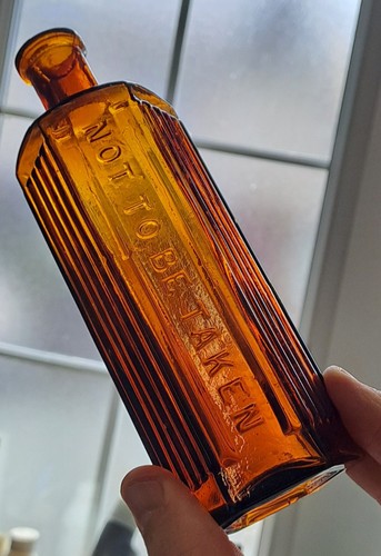8oz golden amber hexagonal - golden,