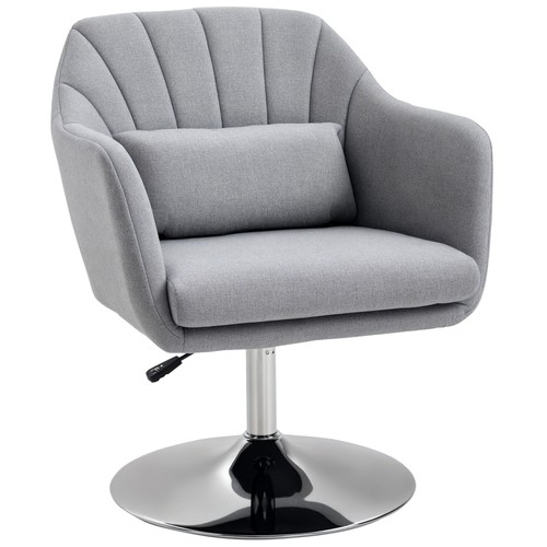 Homcom retro swivel - swivel, chair