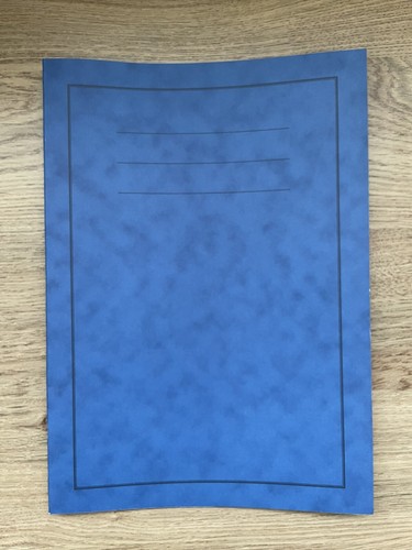 School exercise book - book, blue
