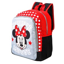 Minnie Mouse Kids Childrens Premium Backpack School Rucksack Travel Bag Girls