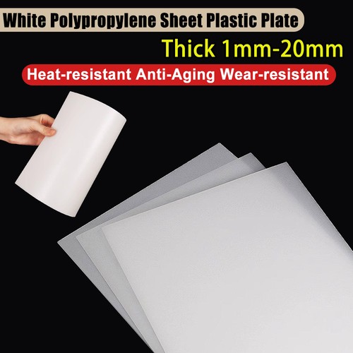 White polypropylene sheet - white, pe