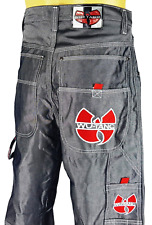 WU-TANG Militia Mens GREY METALLIC JEANS Hip Hop Urban Militia - W30 L32 - £295