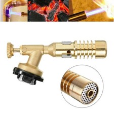 Welding Brazing Nozzle Butane Gas Blow Torch Flamethrower Burner BBQ Camping