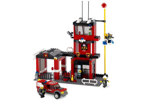 Lego city fire - lego, station