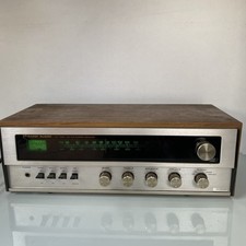 Vintage Rank Audio FM/AM Receiver Tuner RX-150A Stereo Wooden Case Audiophile