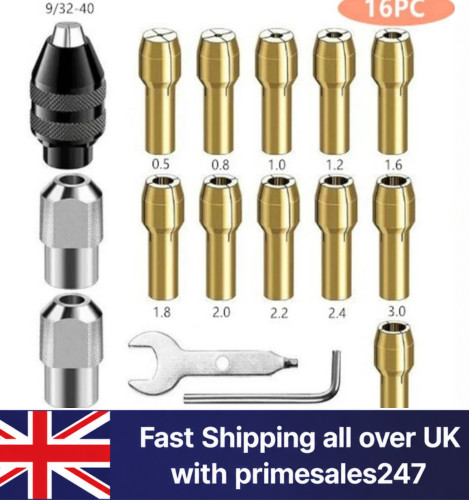 Drill chuck collet set for - chuck,