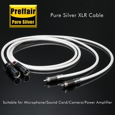 Pair Hi-end Solid Pure Silver