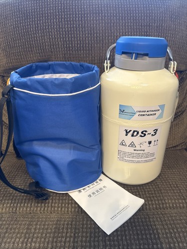 Yds liquid nitrogen tank 3l - yds-3,