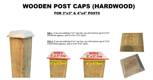 Wooden fence post - fence, for