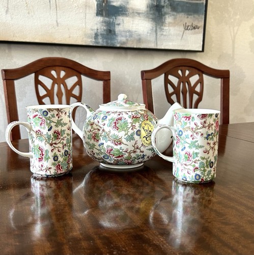 Vintage porcelain tea - set, bone