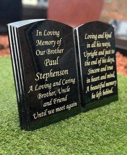 Memorial stones personalised - memorial,