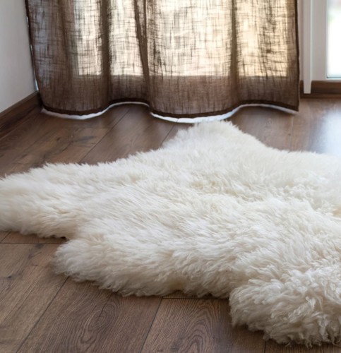 120 cm genuine sheepskin - 90,