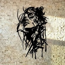 Women’s Face Metal Wall