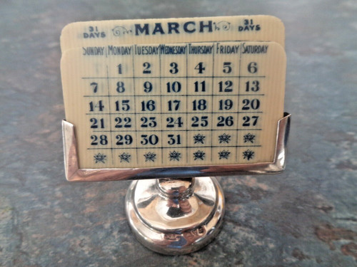 Vintage stg silver desk - vintage,