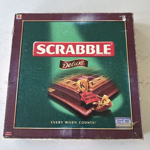 Scrabble deluxe edition wooden - edition,