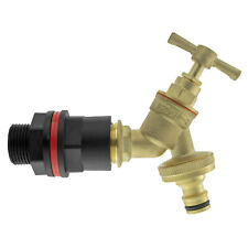 water butt/water tank tap and connector,brass bib tap with click-lock fitting
