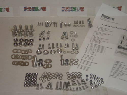 Lambretta 202 piece stainless - lambretta,