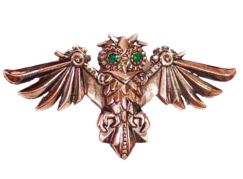 Anne stokes owl brooch - anne,