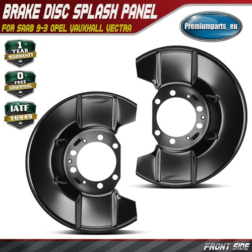 Front side brake disc dust - 2x,