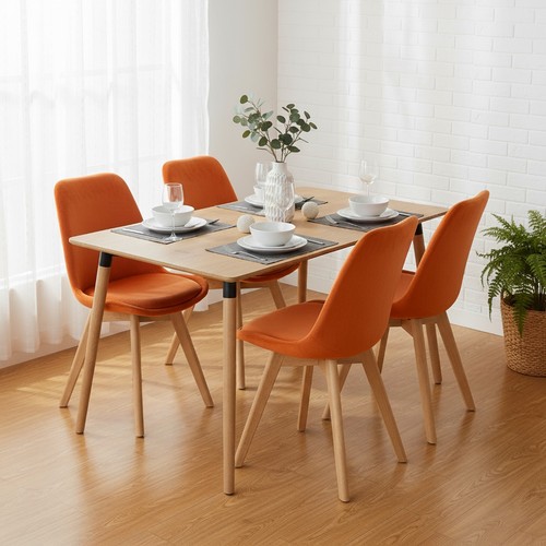 Modern velvet dining - modern,