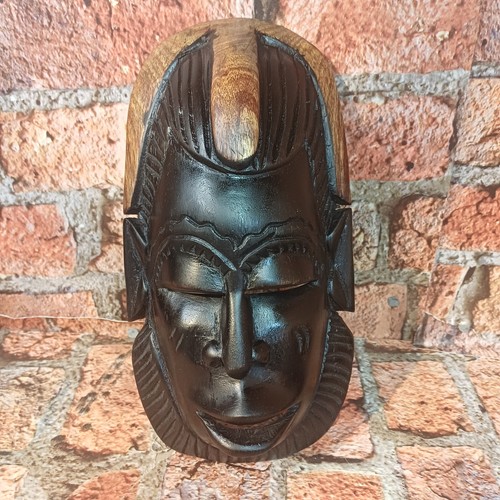 Vintage african mask hand - mask.,