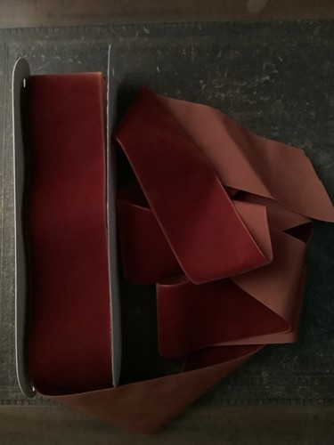 Luxurious brick red - brick, velvet