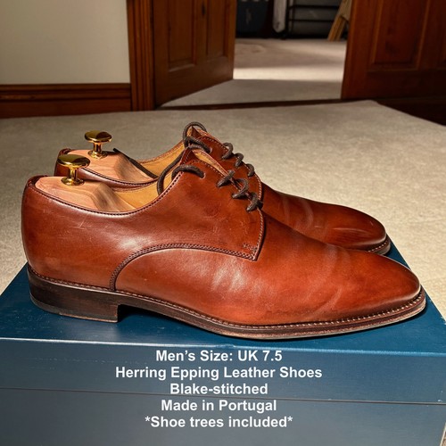 Men brown leather - brown, shoes