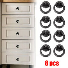 8x Ring Pull Handle Cabinet
