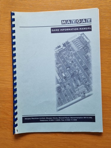 Manual for maygay donkey - manual, kong