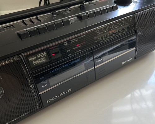 Vintage hitachi trk - trk-w350e, bass